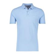 Polo Shirt Korte Mouw Lichtblauw Brax , Blue , Heren