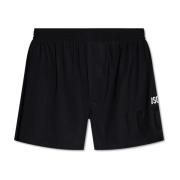 Shorts uit de ondergoedcollectie Dsquared2 , Black , Dames