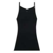 Elegante Zwarte Jurk voor Vrouwen Courrèges , Black , Dames