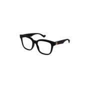 Zwarte Frame Zonnebril Gg0958O 004 Gucci , Black , Unisex