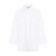 Witte Popeline Shirt Max Mara , White , Dames