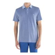 Gestreept katoenen poloshirt Harmont & Blaine , Blue , Heren