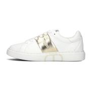 Lage Sneakers Wit Goud Twinset , White , Dames