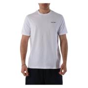 Katoenen T-shirt met logo Armani Exchange , White , Heren