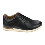 Leren Sneakers - Zwart Gabor , Black , Heren