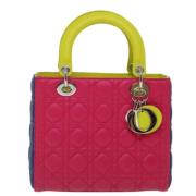 Pre-owned Leather dior-bags Dior Vintage , Pink , Dames