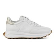 Witte Leren Sneakers Hogan , White , Dames