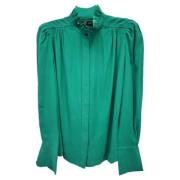 Pre-owned Silk tops Isabel Marant Pre-owned , Green , Dames