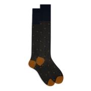 Lange katoenen sokken voor heren met stippen Gallo , Multicolor , Here...