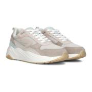 Chunky Sneaker Glide-Z Beige Pink Blue HUB , Beige , Dames