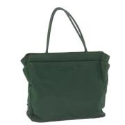 Pre-owned Nylon totes Prada Vintage , Green , Dames