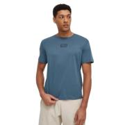 Casual Katoenen T-Shirt Emporio Armani EA7 , Blue , Heren