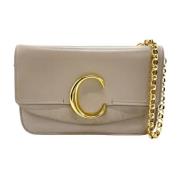 Pre-owned Leather shoulder-bags Chloé Pre-owned , Beige , Dames