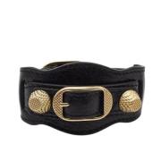 Pre-owned Leather bracelets Balenciaga Vintage , Black , Dames