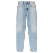Lichtblauwe Skinny Fit Denim Jeans Diesel , Blue , Heren