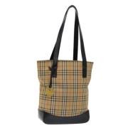 Pre-owned Canvas totes Burberry Vintage , Beige , Dames