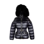 Hooded jas met Murmasky bont YES ZEE , Black , Dames