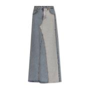 Lange Denimrok MM6 Maison Margiela , Blue , Dames