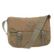 Pre-owned Nylon prada-bags Prada Vintage , Brown , Dames