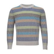 Luxe Cashmere Sweater Gran Sasso , Multicolor , Heren