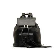 Pre-owned Leather backpacks Gucci Vintage , Black , Dames
