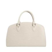 Pre-owned Canvas louis-vuitton-bags Louis Vuitton Vintage , White , Da...