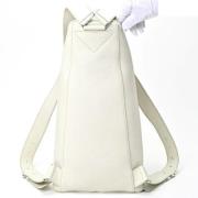 Pre-owned Leather backpacks Prada Vintage , White , Dames