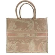 Pre-owned Canvas totes Dior Vintage , Pink , Dames