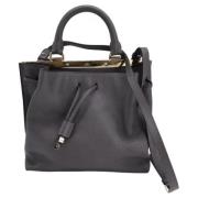 Pre-owned Leather handbags Mulberry Pre-owned , Gray , Dames