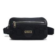 Pre-owned Canvas shoulder-bags Gucci Vintage , Black , Dames