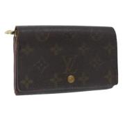 Pre-owned Canvas wallets Louis Vuitton Vintage , Brown , Dames