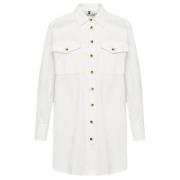 Corduroy Overhemd Tommy Hilfiger , White , Dames