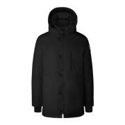 Heren Chateau Parka Medium Lengte Canada Goose , Black , Heren