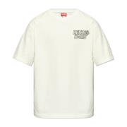 T-shirt met logo Kenzo , White , Heren