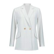 Stijlvolle Jas met 100% Samenstelling Joseph Ribkoff , White , Dames