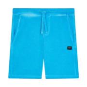 Katoenen Bermuda Shorts met trekkoord Paul & Shark , Blue , Heren