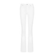 Optic Witte Denim Jeans Armani Exchange , White , Dames