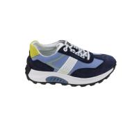 Blauw Mix Walking Sneaker Gabor , Multicolor , Dames