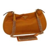 Pre-owned Nylon prada-bags Prada Vintage , Orange , Dames