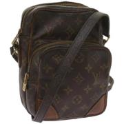 Pre-owned Canvas louis-vuitton-bags Louis Vuitton Vintage , Brown , Da...