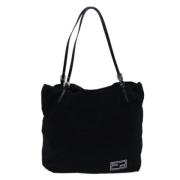 Pre-owned Wool totes Fendi Vintage , Black , Dames