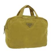 Pre-owned Nylon prada-bags Prada Vintage , Yellow , Dames