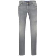 Slim Fit Grijze Denim Jeans Jacob Cohën , Gray , Heren