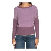 Batwing Trui met Parels YES ZEE , Purple , Dames