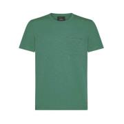 Groene T-shirts en Polos met Zak Peuterey , Green , Heren