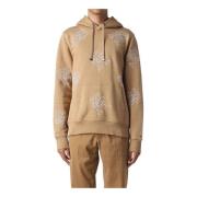 Heren TH Monogram Hoodie Tommy Hilfiger , Beige , Heren