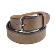 Unisex Riem - Donkerbruin - Stijl 023.A96 La Martina , Brown , Heren