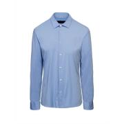 Lichtblauw Stretch Jersey Overhemd RRD , Blue , Heren