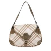 Pre-owned Leather handbags Burberry Vintage , Multicolor , Dames