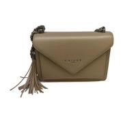 Dames Schoudertas met Klepsluiting Gaëlle Paris , Beige , Dames